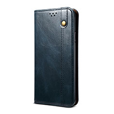 Coque Portefeuille Livre Cuir Etui Clapet B03S pour Xiaomi Mi 10i 5G Bleu