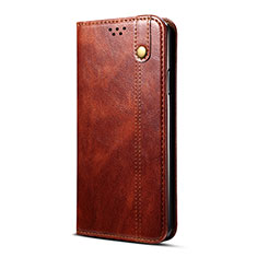 Coque Portefeuille Livre Cuir Etui Clapet B03S pour Xiaomi Mi 10T Lite 5G Marron