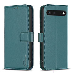 Coque Portefeuille Livre Cuir Etui Clapet B04F pour Google Pixel 7 5G Vert