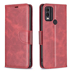 Coque Portefeuille Livre Cuir Etui Clapet B04F pour Nokia C22 Rouge