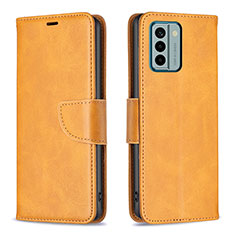 Coque Portefeuille Livre Cuir Etui Clapet B04F pour Nokia G22 Brun Clair