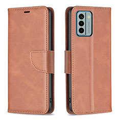 Coque Portefeuille Livre Cuir Etui Clapet B04F pour Nokia G22 Marron