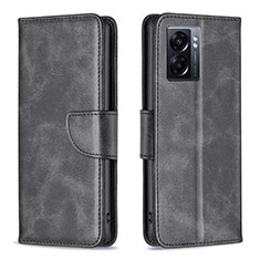 Coque Portefeuille Livre Cuir Etui Clapet B04F pour OnePlus Nord N300 5G Noir