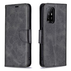 Coque Portefeuille Livre Cuir Etui Clapet B04F pour Oppo A94 5G Noir