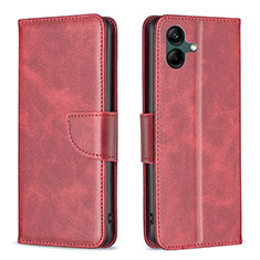 Coque Portefeuille Livre Cuir Etui Clapet B04F pour Samsung Galaxy A04 4G Rouge