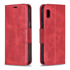 Coque Portefeuille Livre Cuir Etui Clapet B04F pour Samsung Galaxy A10e Rouge