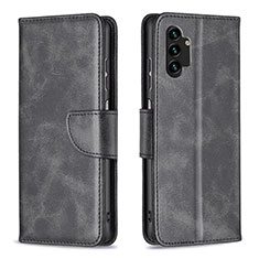 Coque Portefeuille Livre Cuir Etui Clapet B04F pour Samsung Galaxy A13 4G Noir