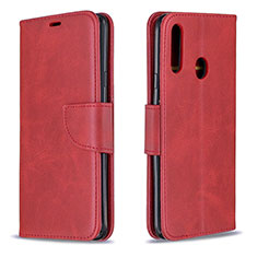 Coque Portefeuille Livre Cuir Etui Clapet B04F pour Samsung Galaxy A20s Rouge