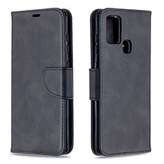 Coque Portefeuille Livre Cuir Etui Clapet B04F pour Samsung Galaxy A21s Noir