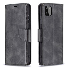 Coque Portefeuille Livre Cuir Etui Clapet B04F pour Samsung Galaxy A22 5G Noir