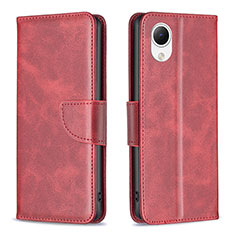 Coque Portefeuille Livre Cuir Etui Clapet B04F pour Samsung Galaxy A23e 5G Rouge