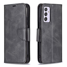 Coque Portefeuille Livre Cuir Etui Clapet B04F pour Samsung Galaxy A24 4G Noir