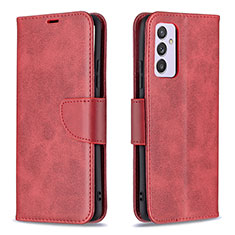 Coque Portefeuille Livre Cuir Etui Clapet B04F pour Samsung Galaxy A24 4G Rouge