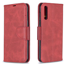 Coque Portefeuille Livre Cuir Etui Clapet B04F pour Samsung Galaxy A30S Rouge