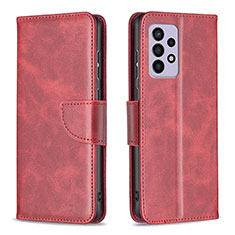 Coque Portefeuille Livre Cuir Etui Clapet B04F pour Samsung Galaxy A33 5G Rouge