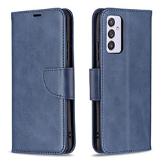 Coque Portefeuille Livre Cuir Etui Clapet B04F pour Samsung Galaxy A34 5G Bleu