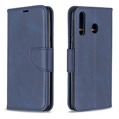 Coque Portefeuille Livre Cuir Etui Clapet B04F pour Samsung Galaxy A40s Bleu
