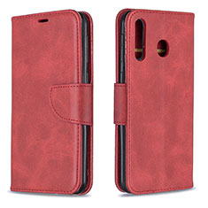 Coque Portefeuille Livre Cuir Etui Clapet B04F pour Samsung Galaxy A40s Rouge