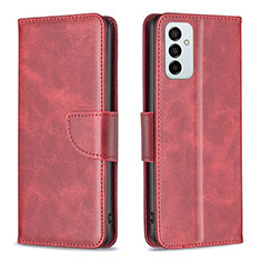 Coque Portefeuille Livre Cuir Etui Clapet B04F pour Samsung Galaxy F23 5G Rouge