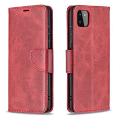 Coque Portefeuille Livre Cuir Etui Clapet B04F pour Samsung Galaxy F42 5G Rouge