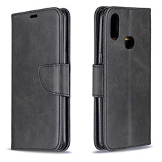 Coque Portefeuille Livre Cuir Etui Clapet B04F pour Samsung Galaxy M01s Noir