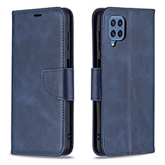 Coque Portefeuille Livre Cuir Etui Clapet B04F pour Samsung Galaxy M32 4G Bleu