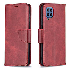 Coque Portefeuille Livre Cuir Etui Clapet B04F pour Samsung Galaxy M32 4G Rouge