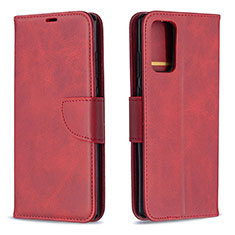 Coque Portefeuille Livre Cuir Etui Clapet B04F pour Samsung Galaxy Note 20 5G Rouge