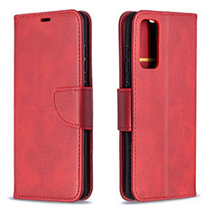 Coque Portefeuille Livre Cuir Etui Clapet B04F pour Samsung Galaxy S20 FE 4G Rouge