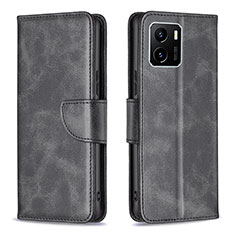 Coque Portefeuille Livre Cuir Etui Clapet B04F pour Vivo Y01 Noir