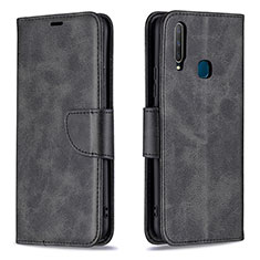 Coque Portefeuille Livre Cuir Etui Clapet B04F pour Vivo Y11 Noir