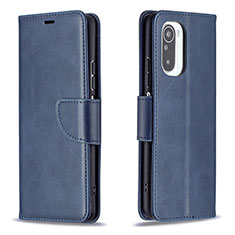 Coque Portefeuille Livre Cuir Etui Clapet B04F pour Xiaomi Mi 11X 5G Bleu