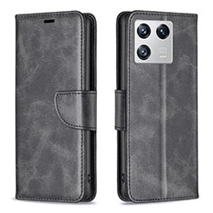 Coque Portefeuille Livre Cuir Etui Clapet B04F pour Xiaomi Mi 13 Pro 5G Noir