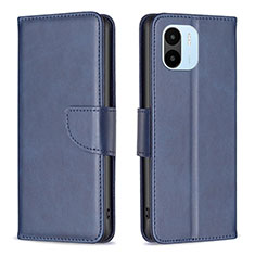 Coque Portefeuille Livre Cuir Etui Clapet B04F pour Xiaomi Poco C50 Bleu