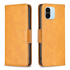 Coque Portefeuille Livre Cuir Etui Clapet B04F pour Xiaomi Poco C50 Brun Clair