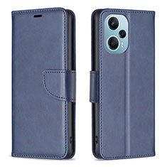 Coque Portefeuille Livre Cuir Etui Clapet B04F pour Xiaomi Poco F5 5G Bleu