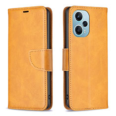 Coque Portefeuille Livre Cuir Etui Clapet B04F pour Xiaomi Poco F5 5G Brun Clair