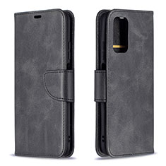 Coque Portefeuille Livre Cuir Etui Clapet B04F pour Xiaomi Poco M3 Noir