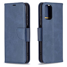 Coque Portefeuille Livre Cuir Etui Clapet B04F pour Xiaomi Redmi Note 10 4G Bleu