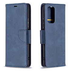 Coque Portefeuille Livre Cuir Etui Clapet B04F pour Xiaomi Redmi Note 10 Pro Max Bleu