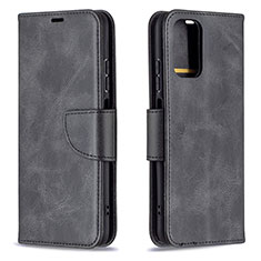 Coque Portefeuille Livre Cuir Etui Clapet B04F pour Xiaomi Redmi Note 11 SE India 4G Noir