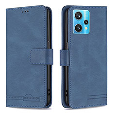 Coque Portefeuille Livre Cuir Etui Clapet B05F pour Realme 9 4G Bleu