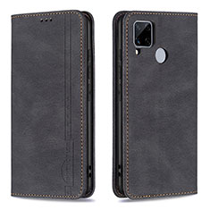 Coque Portefeuille Livre Cuir Etui Clapet B05F pour Realme Narzo 30A Noir