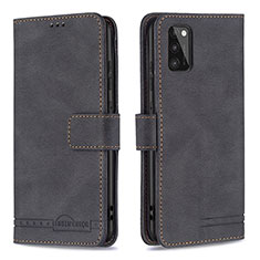 Coque Portefeuille Livre Cuir Etui Clapet B05F pour Samsung Galaxy A41 Noir