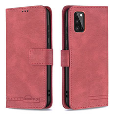 Coque Portefeuille Livre Cuir Etui Clapet B05F pour Samsung Galaxy A41 Rouge