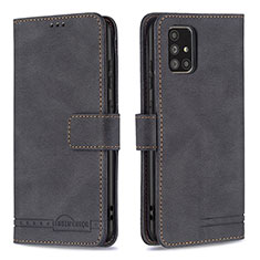 Coque Portefeuille Livre Cuir Etui Clapet B05F pour Samsung Galaxy A71 5G Noir