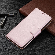 Coque Portefeuille Livre Cuir Etui Clapet B05F pour Samsung Galaxy S21 5G Rose