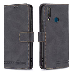 Coque Portefeuille Livre Cuir Etui Clapet B05F pour Vivo Y12 Noir