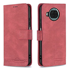 Coque Portefeuille Livre Cuir Etui Clapet B05F pour Xiaomi Mi 10i 5G Rouge