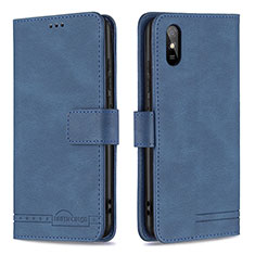 Coque Portefeuille Livre Cuir Etui Clapet B05F pour Xiaomi Redmi 9A Bleu